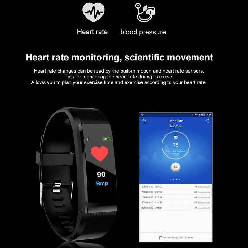 Product Introduction of Đồng Hồ Thông Minh Chính Hãng 115PLUS, Dành Cho Nam Và Nữ, Không Thấm Nước, Có Bluetooth, Vòng Đeo Tay Nữ, Theo Dõi Nhịp Tim Và Thể Dục, Thích Hợp Cho Thể Thao, Y68 / D18, Miễn Phí Vận Chuyển Smartwatch Titan 22