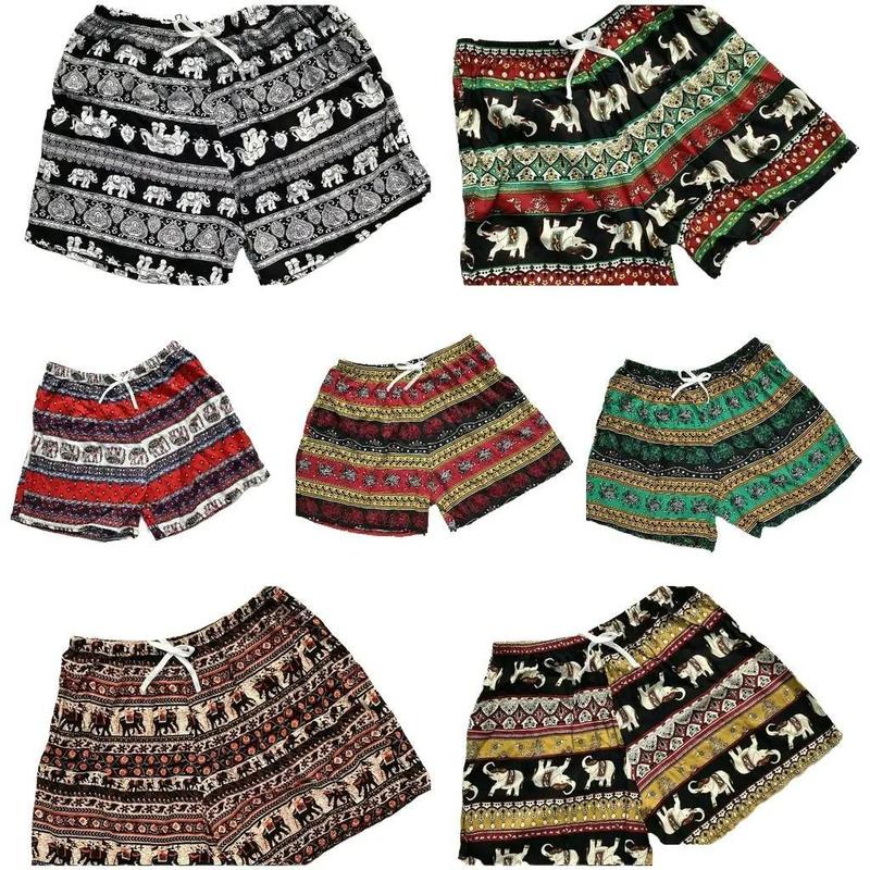 Quần đùi lanh thổ cẩm  nữ nhiều màu mới Quần lanh thổ cẩm  Nhung Menswear