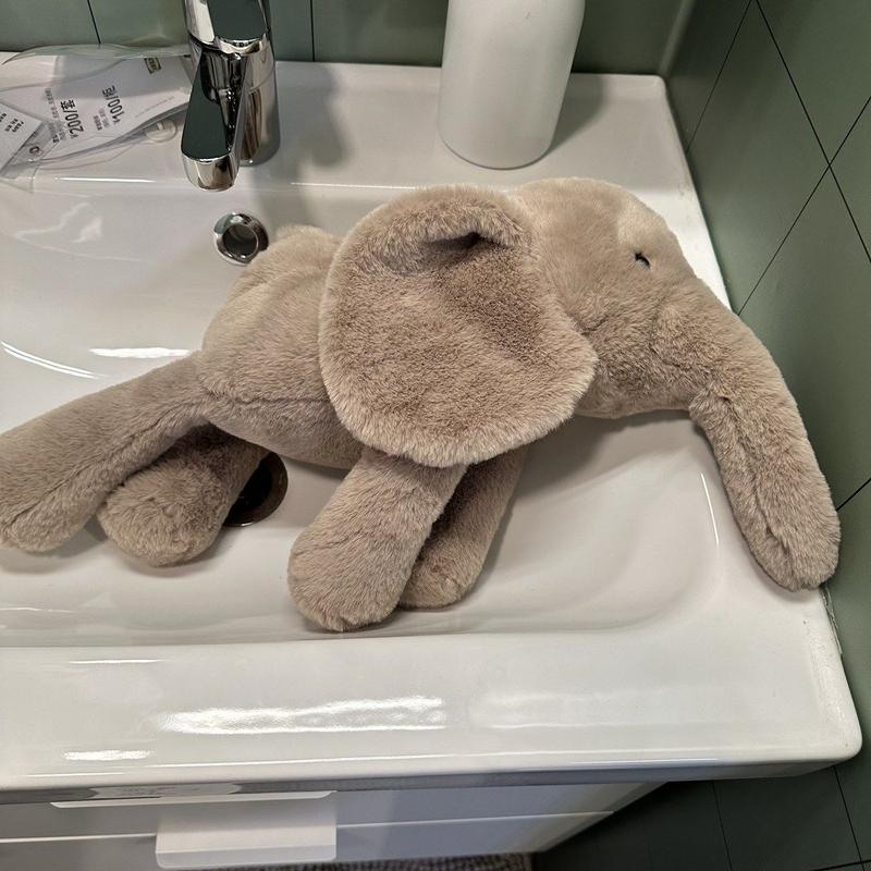 Product Introduction of Anak Patung Gajah, Perisian Nordic INS, Bantal Teman Tidur Kanak-kanak, Ragdoll, Anak Patung Gajah Menenangkan, Mainan Mewah, Sesuai untuk Wanita 3