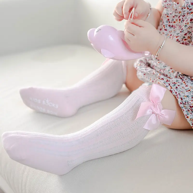 LAKOE Kaos Kaki Panjang Anak Bayi Lucu/ Kaus Kaki Bayi Perempuan Untuk 0-3 Tahun 2