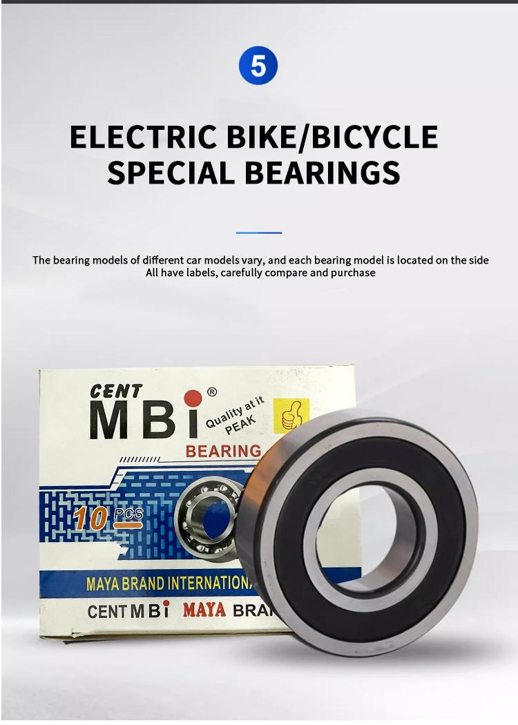 Product Introduction of MBi BEARING for Motorcycle 638 6001 6002 6004 6200 62001 62002 62003 6204 6205  6300 6302 18