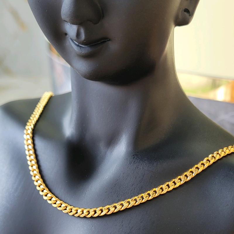 Dây Chuyền khoen lật 3c khóa chữ S _ Kèm Mặt (đồngvàg)