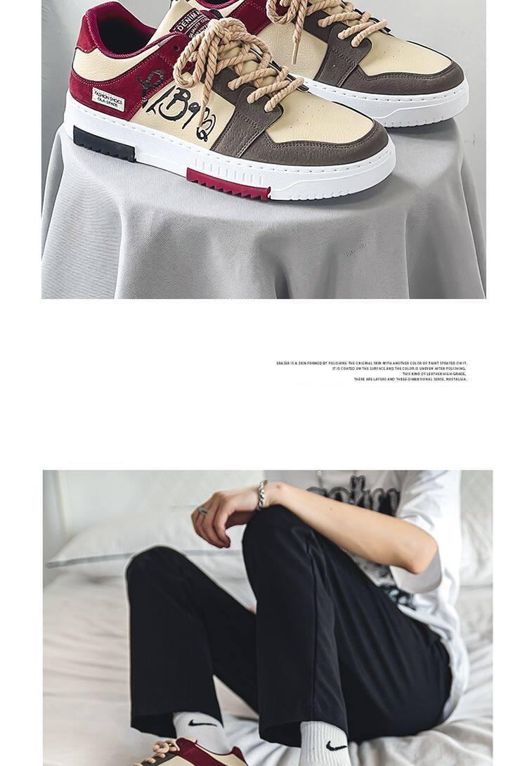 Product Introduction of Men's Shoes Autumn New Student Trend All Competition Sports Shoes Water Design Special Summer Korean Casual Sneakers 14
