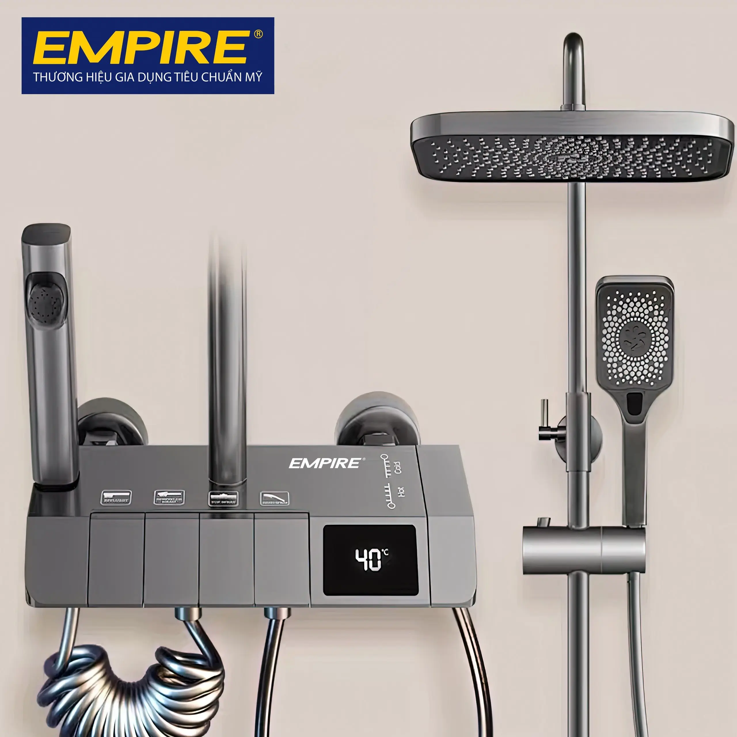 Sen cây bàn phím hiển thị nhiệt độ Empire 002