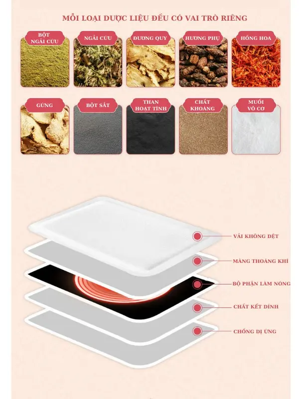Combo 10 Miếng Dán Giữ Nhiệt Sưởi Ấm Cơ Thể Mùa Đông Giảm Đau Bụng Kinh Giữ Nhiệt 6 Giờ Nhiệt Độ Cao Đến 60 Độ - Thân Thiện Với Cơ Thể Không Gây Dị Ứng Ấm Bụng 7