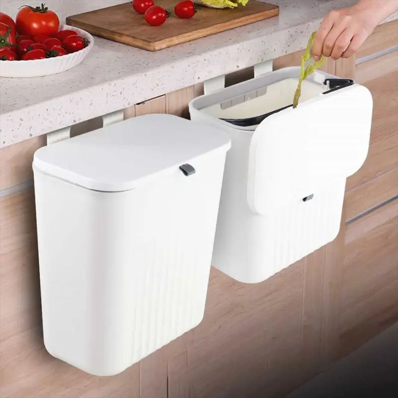 Tempat Sampah Gantung Dapur Kitchen Trash Bin - LF00206 0