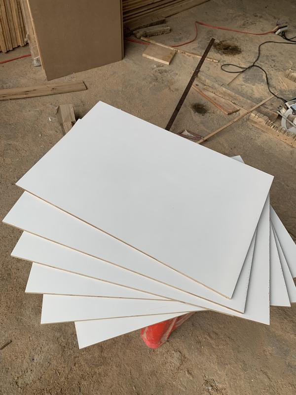 miếng gỗ MDF 60cm*80cm dày 8mm 12mm  trắng 1 mặt, 2 mặt 2