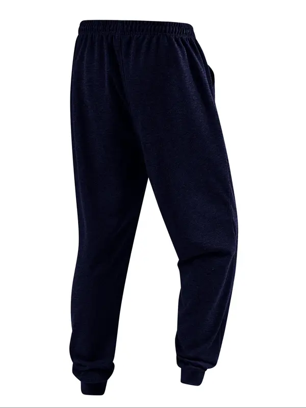 Men's Letter Print Jogger Pants, Regular Fit Casual Comfy Sweatpants for Spring & Fall, Men's Trousers for Daily Wear 7