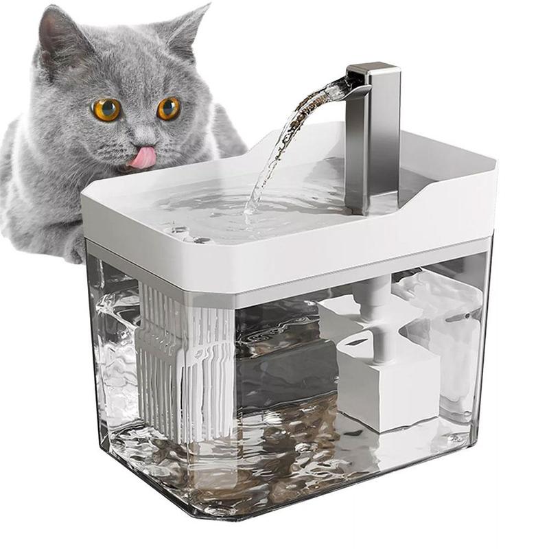 Product Introduction of Bộ Lọc Đài Phun Nước Tự Động 1.5L Cho Thú Cưng Bát Uống Nước Cho Mèo Không Tiếng Ồn Máy Rót Nước Di Động Cho Thú Cưng Cho Chó L5N2 44