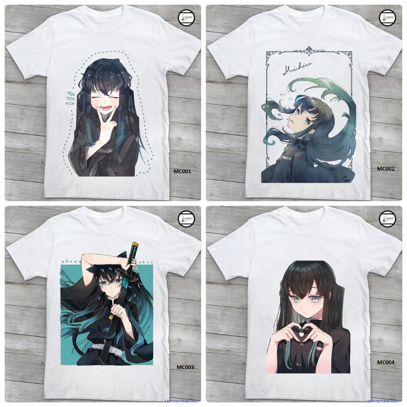 ÁO THUN NAM NỮ - Kimetsu no Yaiba - Hà Trụ Tokitou Muichirou Menswear Top