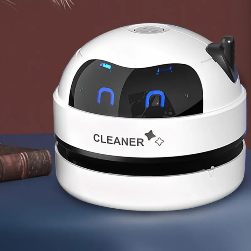 Pembersih Vakum Meja Desktop, Mudah Alih, Vakum Habuk Meja Desktop, 500mAh, USB Boleh Dicas Semula, Muncung Boleh Ditanggalkan, Sesuai untuk Papan Kekunci Rumah dan Pejabat, Jualan Panas