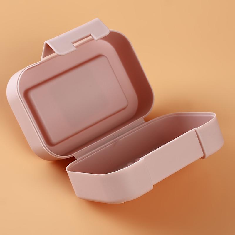 Product Introduction of Nordic Soap Box Dish Plate With Lid Lock Sealed Travel Hiking Leakproof Container Holder Home Shower Bathroom Storage Cover Case 12