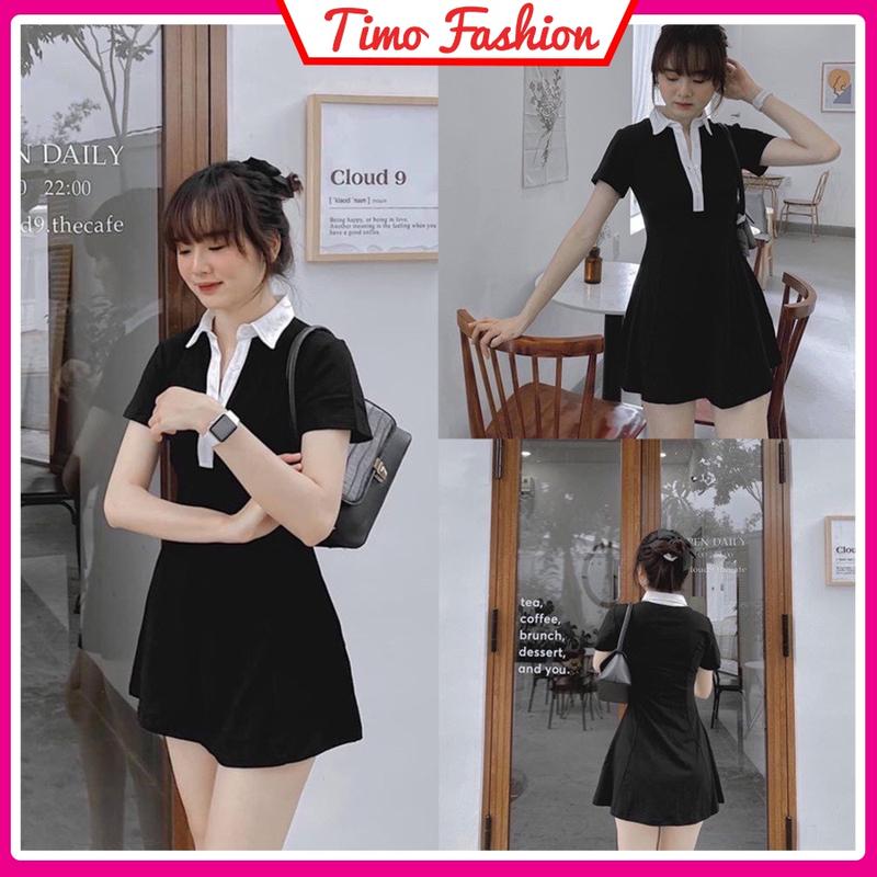 Váy polo nữ, Đầm polo ngắn tay dáng ôm body, váy dự tiệc phong cách công sở basic sexy mặc đi chơi siêu xinh, V006