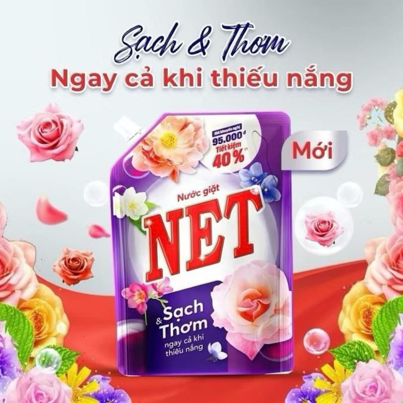  Nước giặt Net Hoa Nắng Ngát Hương 3kg  túi 