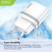 Gambar Robot RT-K9 Adapter Charger Dual Output With Kabel Micro USB 2.1A - ROBOT RT-K9 dari MMCROXY Kota Administrasi Jakarta Pusat 3 Tokopedia