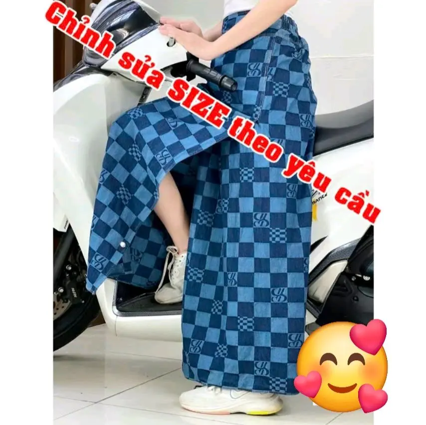 Váy chống nắng xẻ tà jaen và xòe dây