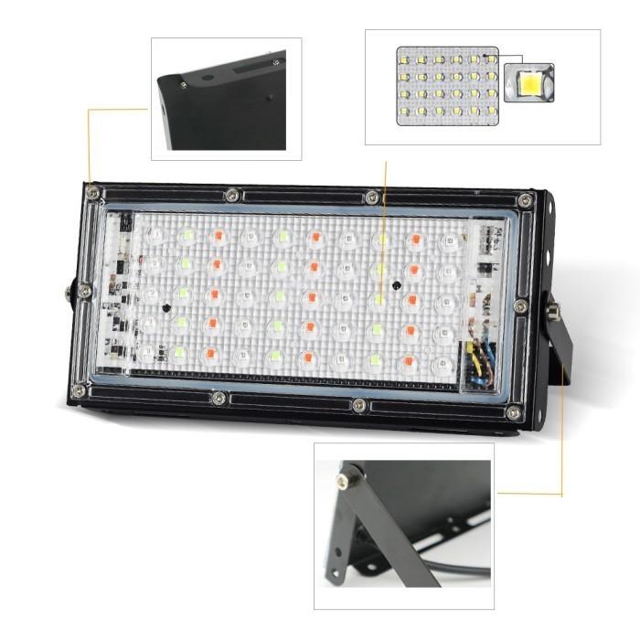 HWSBY - LED RGB 50W WITH CABLE AC 7