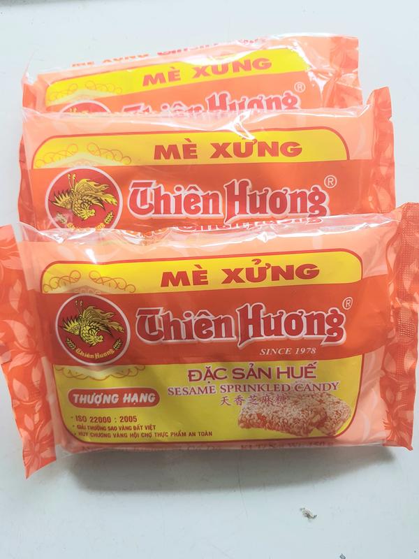 Mè Xửng dẻo Thiên Hương gói đại loại thượng hạng 450gr_ đặc sản Huế Hàng chuẩn công ty