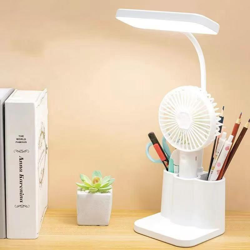 Rechargeable Desk Lamp, Desk Light with Pen Holder, Dimmable LED Desk Lamp for Home Office Study Room 8