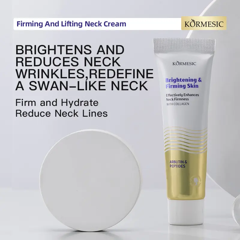 KORMESIC Neck Cream Pengencang Leher | Hilangkan Garis Leher & Kerutan | Brightening & Lifting Atasi garis leher, kulit kendur & kusam hanya dalam 1 langkah! Tekstur ringan & cepat meresap