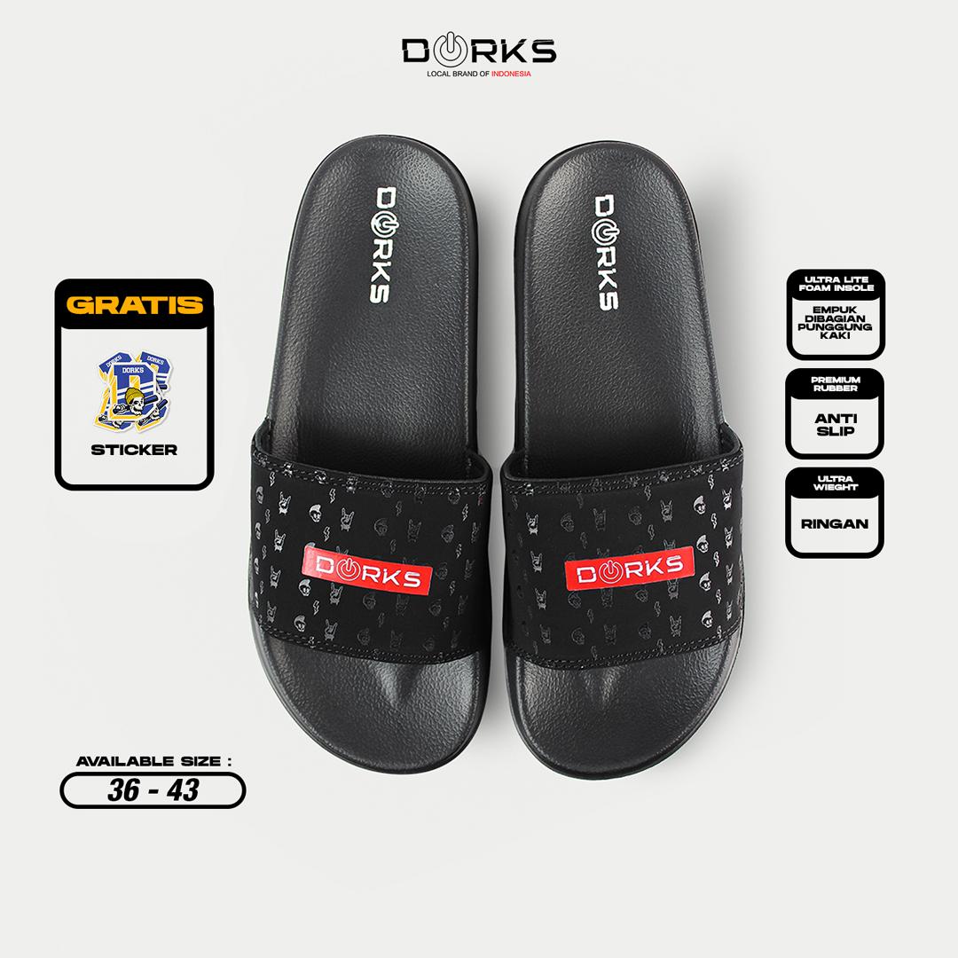 Dorks Sandal Slide Red Set
