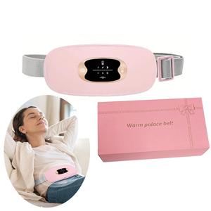 USB Rechargeable Heating Pad, 1 Count Portable Vibration Elastic & Adjustable Belt, Party Gift for Women & Girls, Birthday Gift