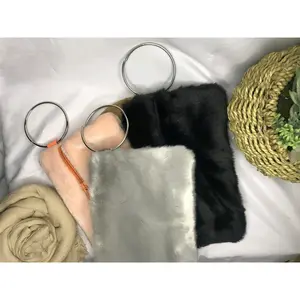 dompet bulu dompet wanita dompet simpel bulu import pashion Cewek