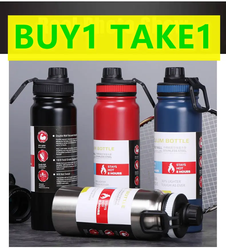 BUY 1 TAKE 1 Tumbler for hot and cold water bottle thermos for hot water vacuum flask tumbler Stainless Steel coffee tumbler for kids adult Drinkware Insulated