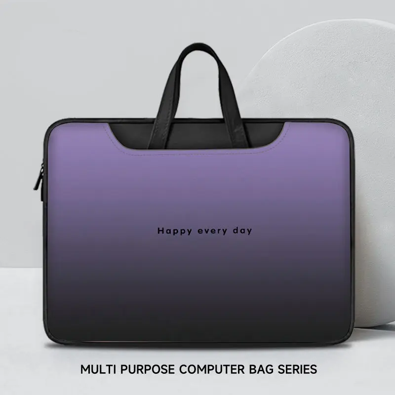 2025 [Store Hot Sale] Gradient High Sense Portable Laptop Bag Song Name Suitable for Female Xiaomi Apple Dell Huawei MacBook