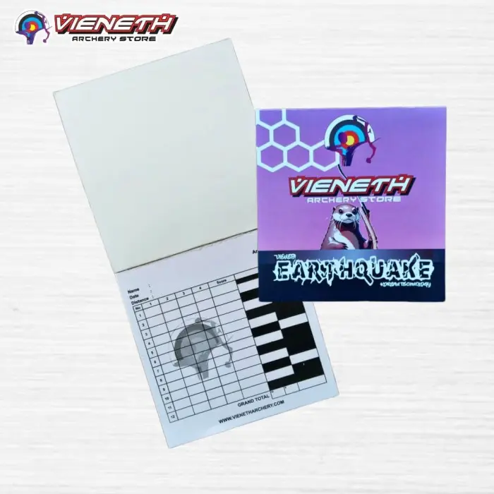 VIENETH SCORING BOOK ARCHERY-  EARTHQUAKE EDITION