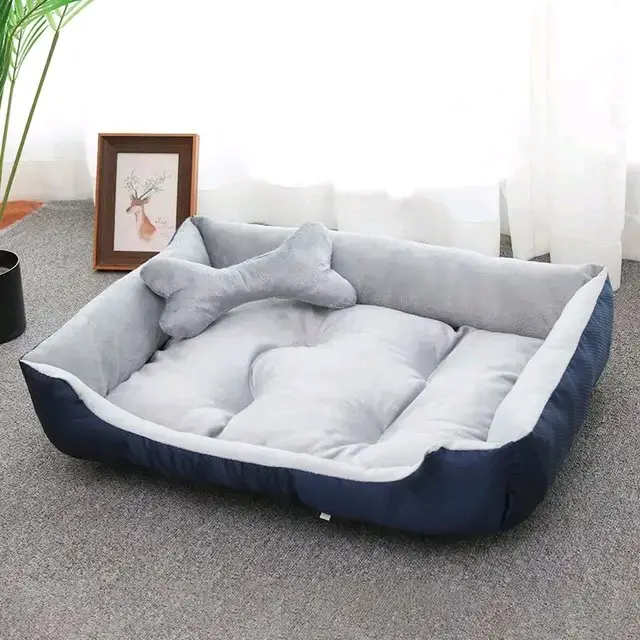 đệm cho chó mèo size 3kg tặng đồ chơi khúc xương