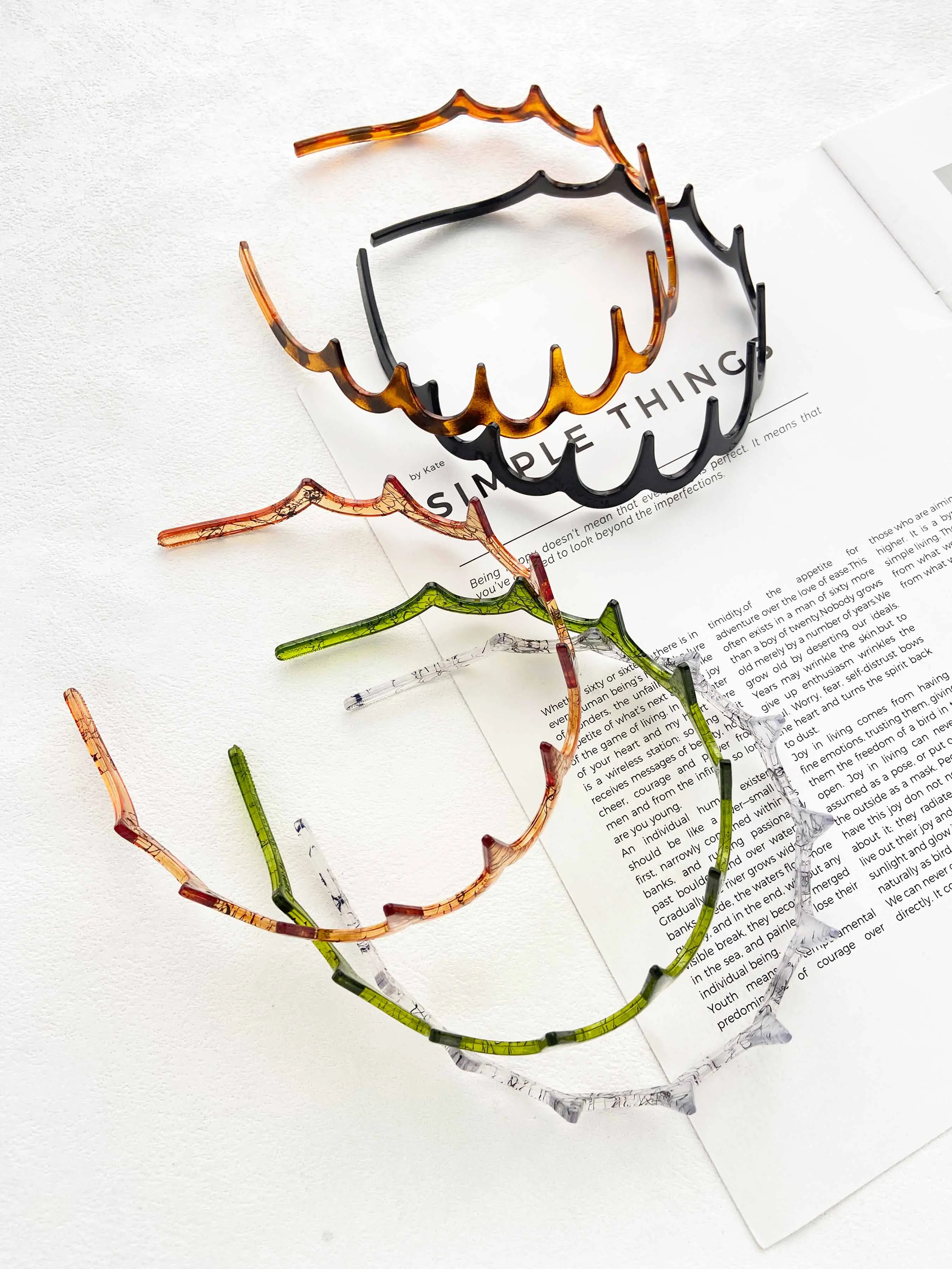 Simple Style Hair Hoop, Casual Versatile Hair Accessories for Women & Girls, Minimalist Headwear Suitable for Thick Hair