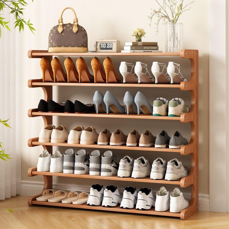 Product Introduction of 【SG Seller】Bamboo Shoe Rack Storage Shelf Household Entryway Hallway Living Room Space Saving 27