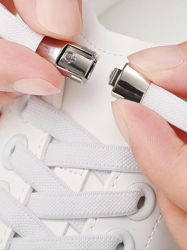 2024 Simple Silicone No Tie Shoe Laces, Casual Matching Minimalist Shoes Shoelaces, Stretch Shoelaces for Trainers, Sneakers, Sports Shoes, Combat Boots 7