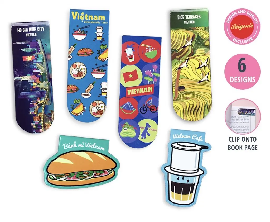 Bookmark nam châm đánh dấu trang sách quà tặng lưu niệm Việt Nam