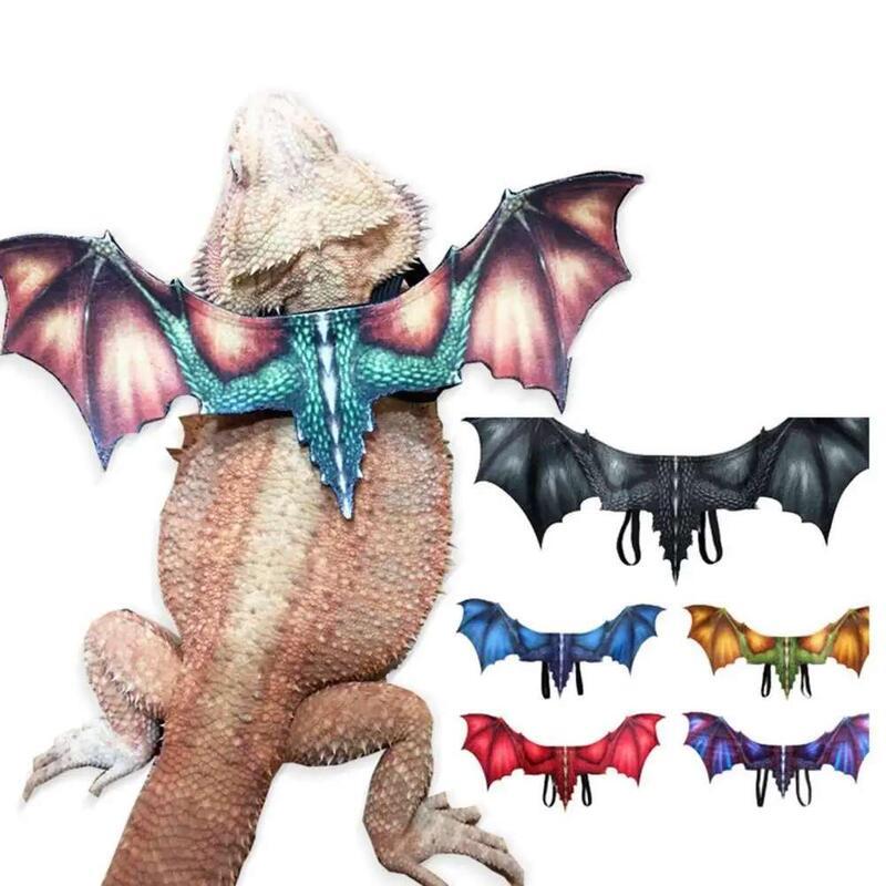 Product Introduction of Reptile Lizard Leash Adjustable Anti-Bite Wings Flexible Comfortable Bearded Dragon Harness Small Animal Clothes Supplies 0