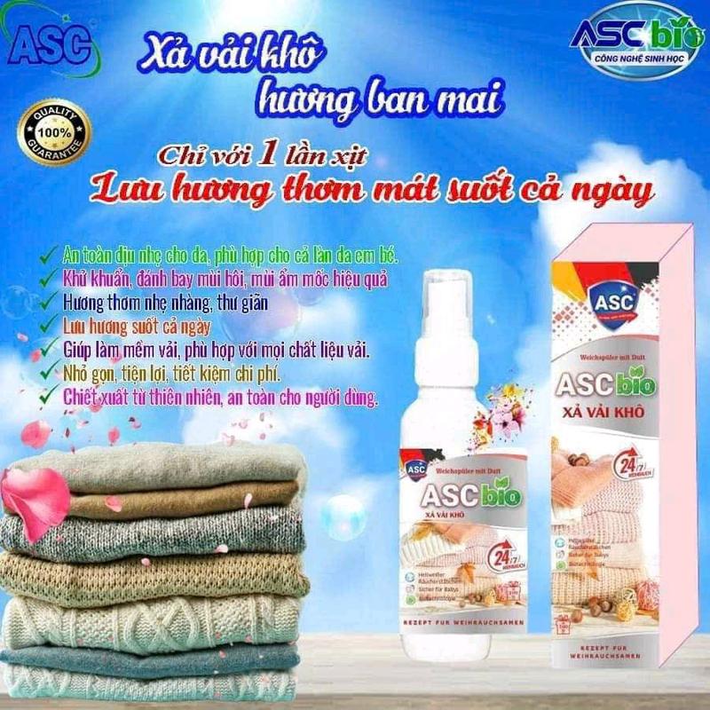 xịt sả vải khô....ASC hàng sinh học.ngày dài tươi mát 2