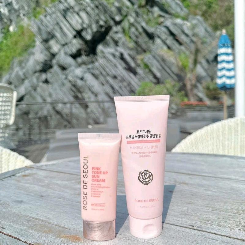 [Deal tặng] Kem chống nắng Rose De Seoul - 50ml + tặng kèm 1 sữa rửa mặt Rose De Seoul