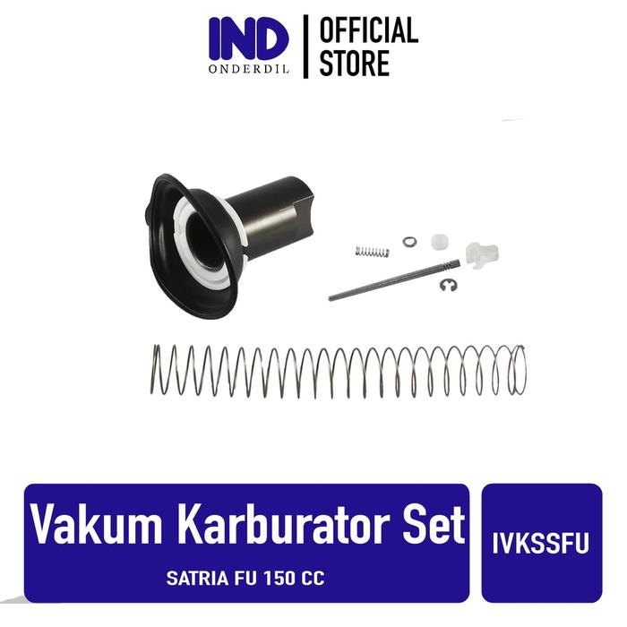 Gambar IND Onderdil Vakum Karburator/Carburator Assy Karet/Jarum/Per Skep Satria FU/F 150/F150 Karbu/Carbu - Sesuai dengan gambar, Standar dari IND Onderdil Kota Bandung Tokopedia