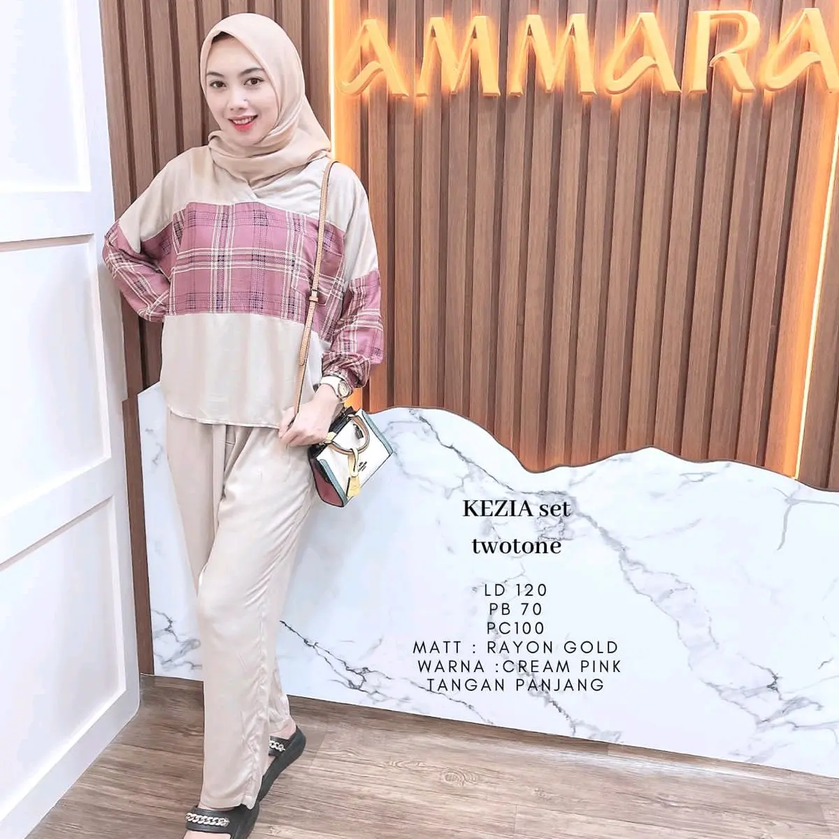 One Set Ammara || Kezia One Set Ld 120