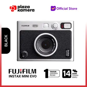 FujiFilm Instax Mini Evo Black Hybrid Instant Camera Film Instax Mini Evo