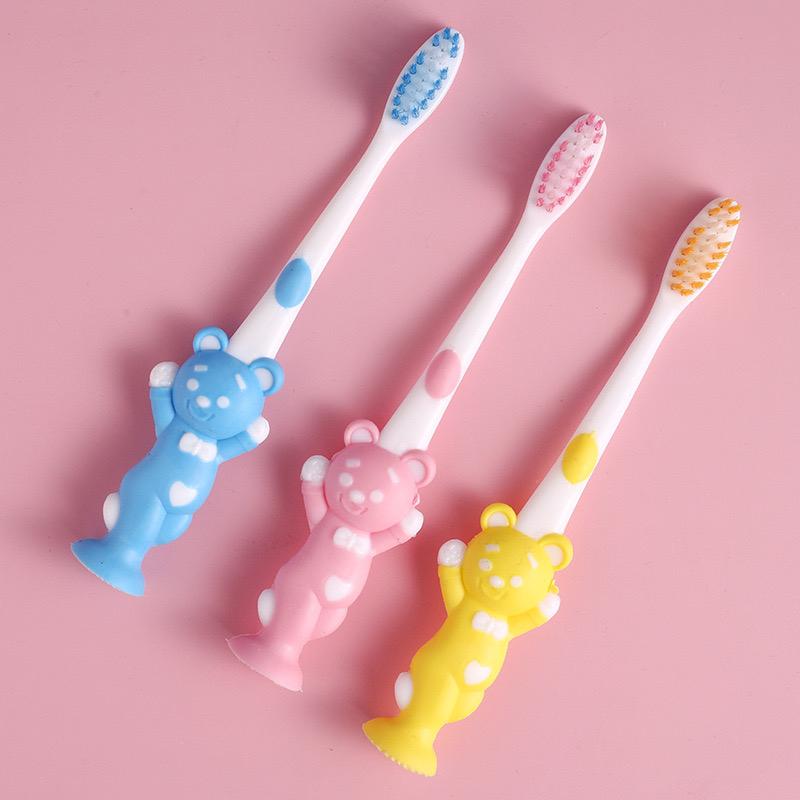 Product Introduction of Set 4 Bàn Chải Đánh Răng Hình Gấu Đáng Yêu Cho Bé | Bàn Chải Đánh Răng Trẻ Em Lông Mềm Mịn Không Gây Đau Voi 4