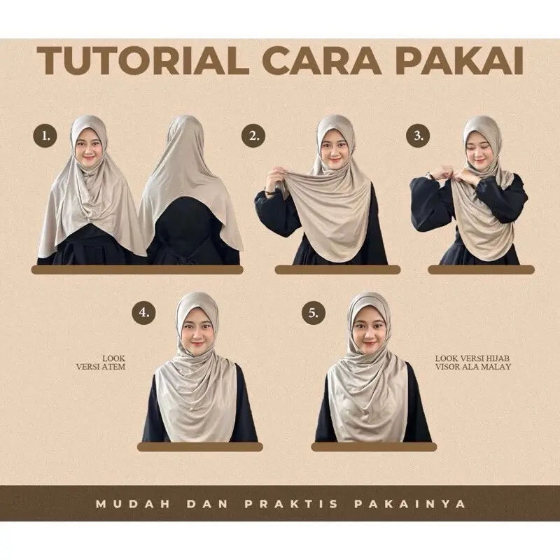 Hijab Instan Malay Oval Putar Olivia Hijab Instan Jisoo Label Akrilik 4