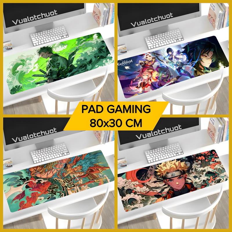 Lót chuột 80x30cm pad gaming cỡ lớn speed bo viền chắc chắn bảo hành 12 tháng