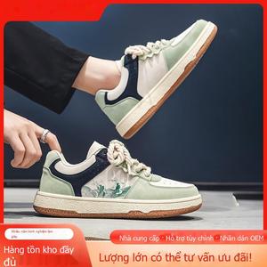 Giày Nam Thường Ngày Phong Cách Cổ Điển Thiết Kế Khối Màu, Hàng Mới Về Cho Mùa Thu Năm 2025