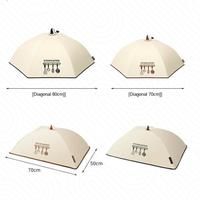 Gambar Vinnatsu Tudung Saji Lipat Penutup Katering Yang Dapat Dilipat / Penutup Penghangat Makanan Meja Makan Lipat/70CM Anti-Debu Foldable Cover Dapur - Diameter 70 CM dari Vinnatsu official Kab. Tangerang 2 Tokopedia