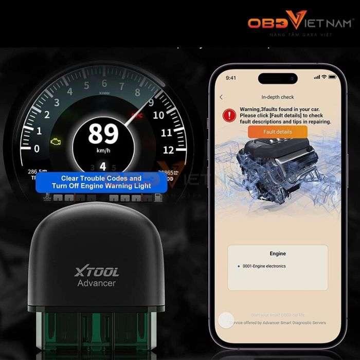 Thiết bị chẩn đoán thông minh XTOOL AD20PRO - đọc, xoá lỗi, xem data, kích hoạt cài đặt, giám sát hành trình, HUD 1