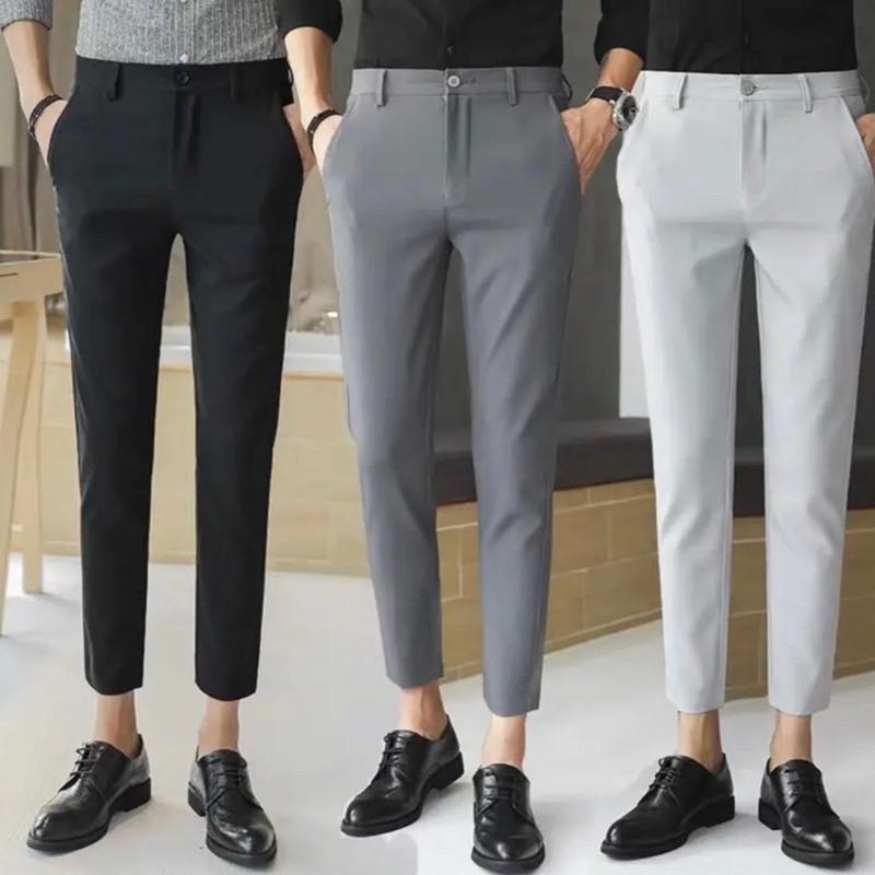 Quần tây co giãn 4 chiều THFashion [ FREESHIP] Quần tây co giãn màu đen xám đậm xám nhạt xanh đen size 28 29 30 31 32 33 34 35 36 Nam Menswear quầntây quan au