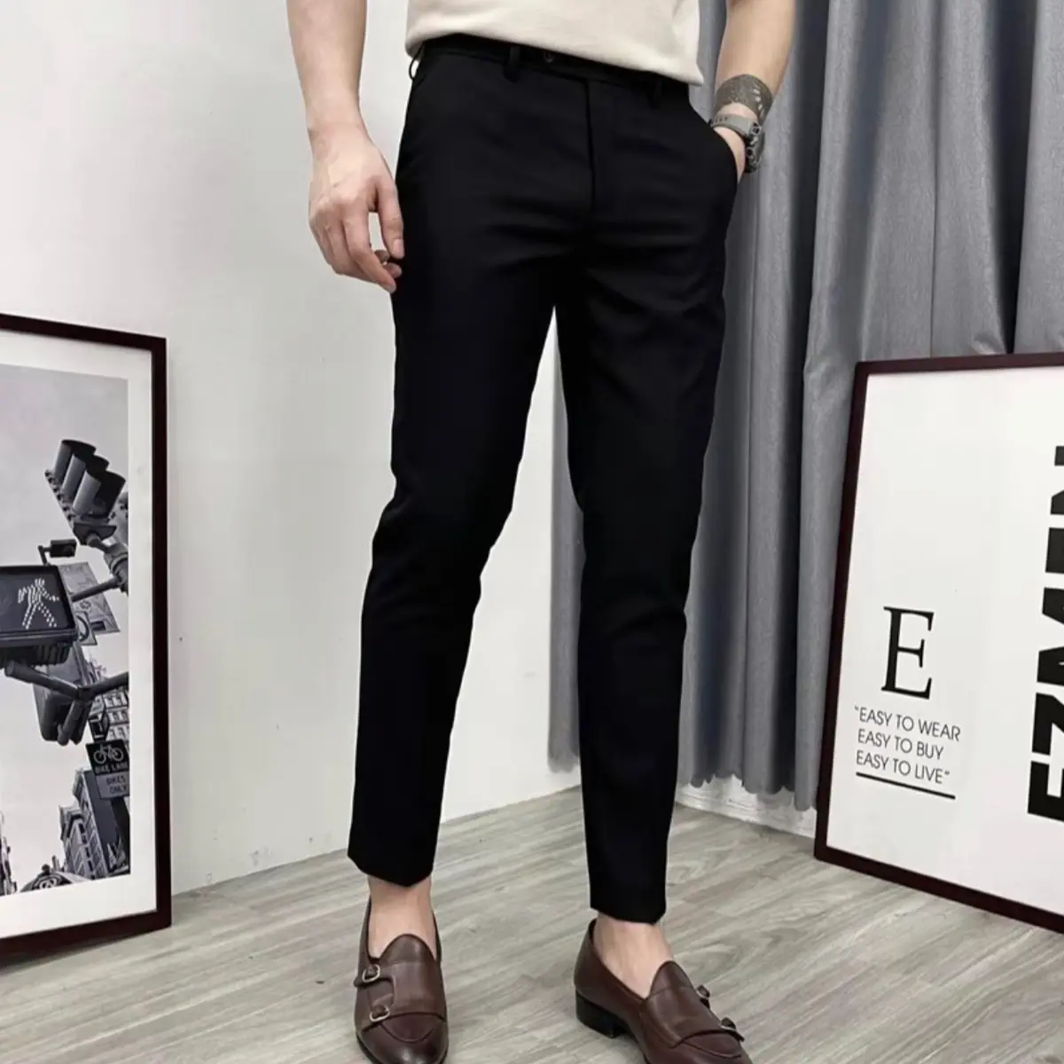 Quần Âu Nam Cao Cấp Chất Vải Chéo 79 SlimFit - Pants - Menswear