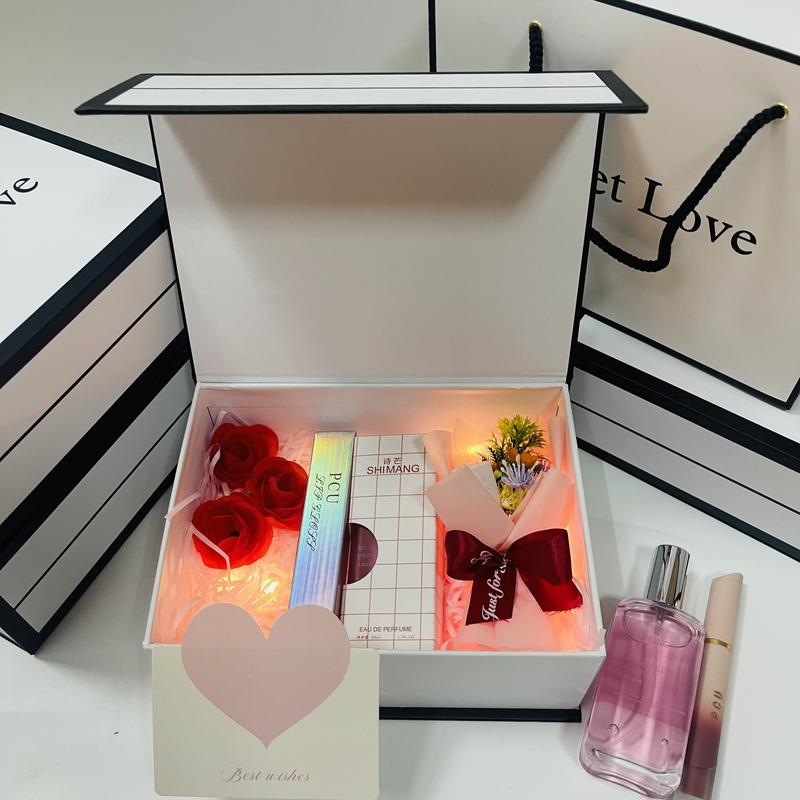 (SWL)Combo quà tặng sinh nhật, valentine gồm son và nước hoa, quà tặng bạn gái Perfume Cosmetic Son Môi